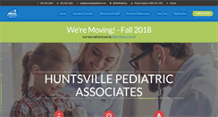 Desktop Screenshot of huntsvillepediatrics.com